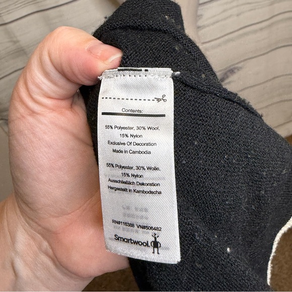 Smartwool Black Wool Blend sweater - Picture 3 of 5